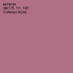 #AF6F84 - Turkish Rose Color Image